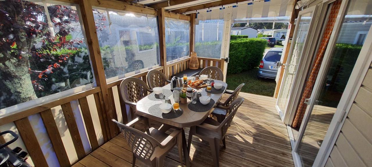 Mobilhome climatisé-2ch-terrasse chauffée-camping Les Charmettes Les Mathes Exterior foto