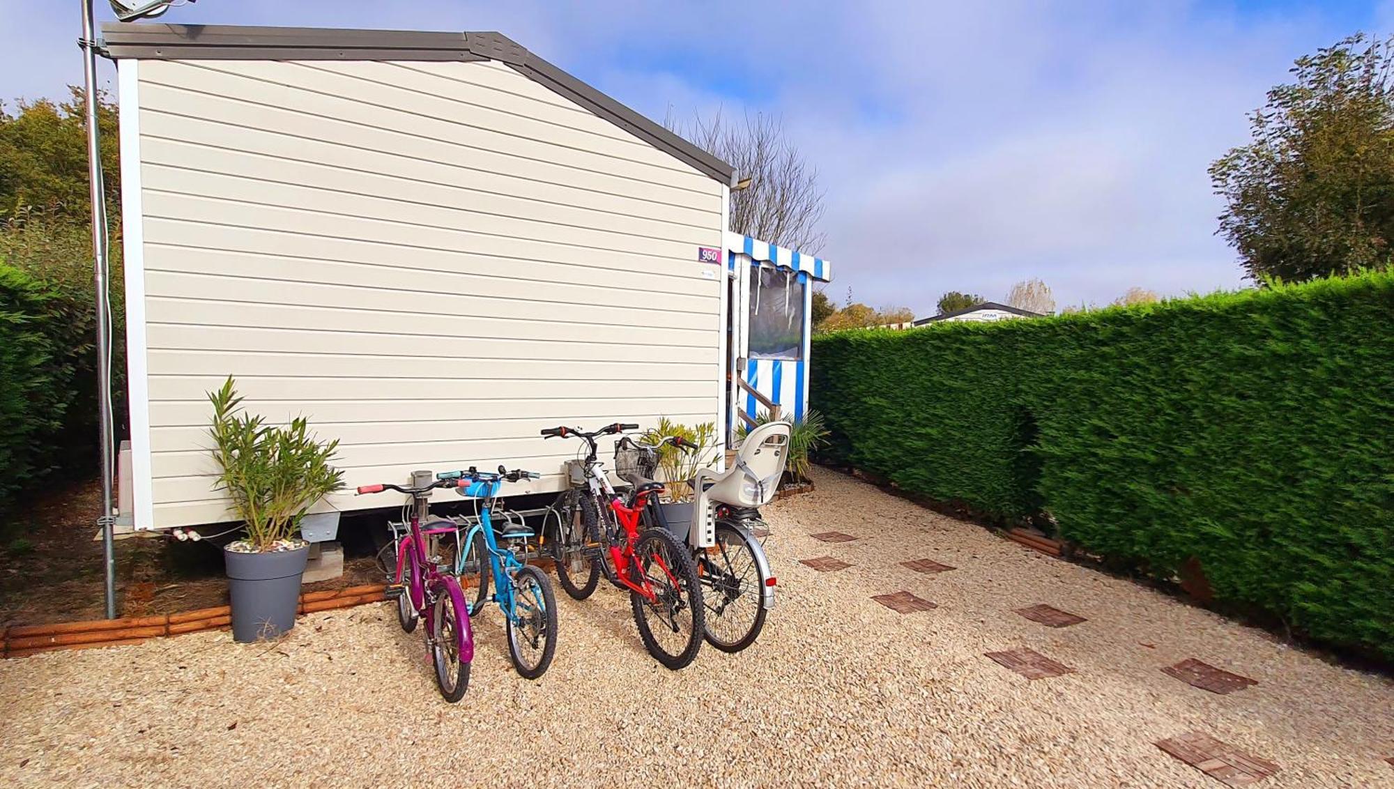 Mobilhome climatisé-2ch-terrasse chauffée-camping Les Charmettes Les Mathes Exterior foto